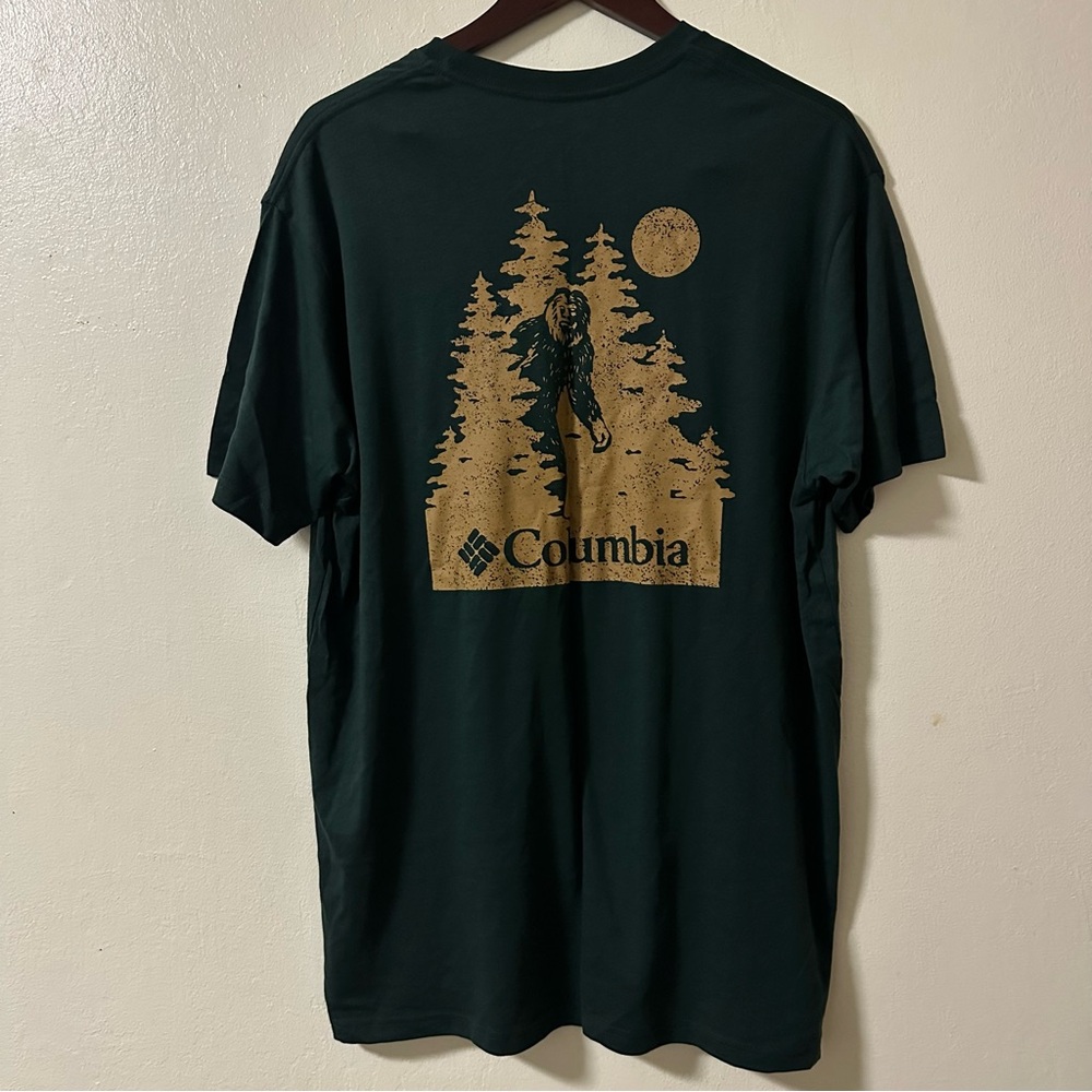 Brand New With Tag Men’s Columbia Green XL Sneakapack T-Shirt